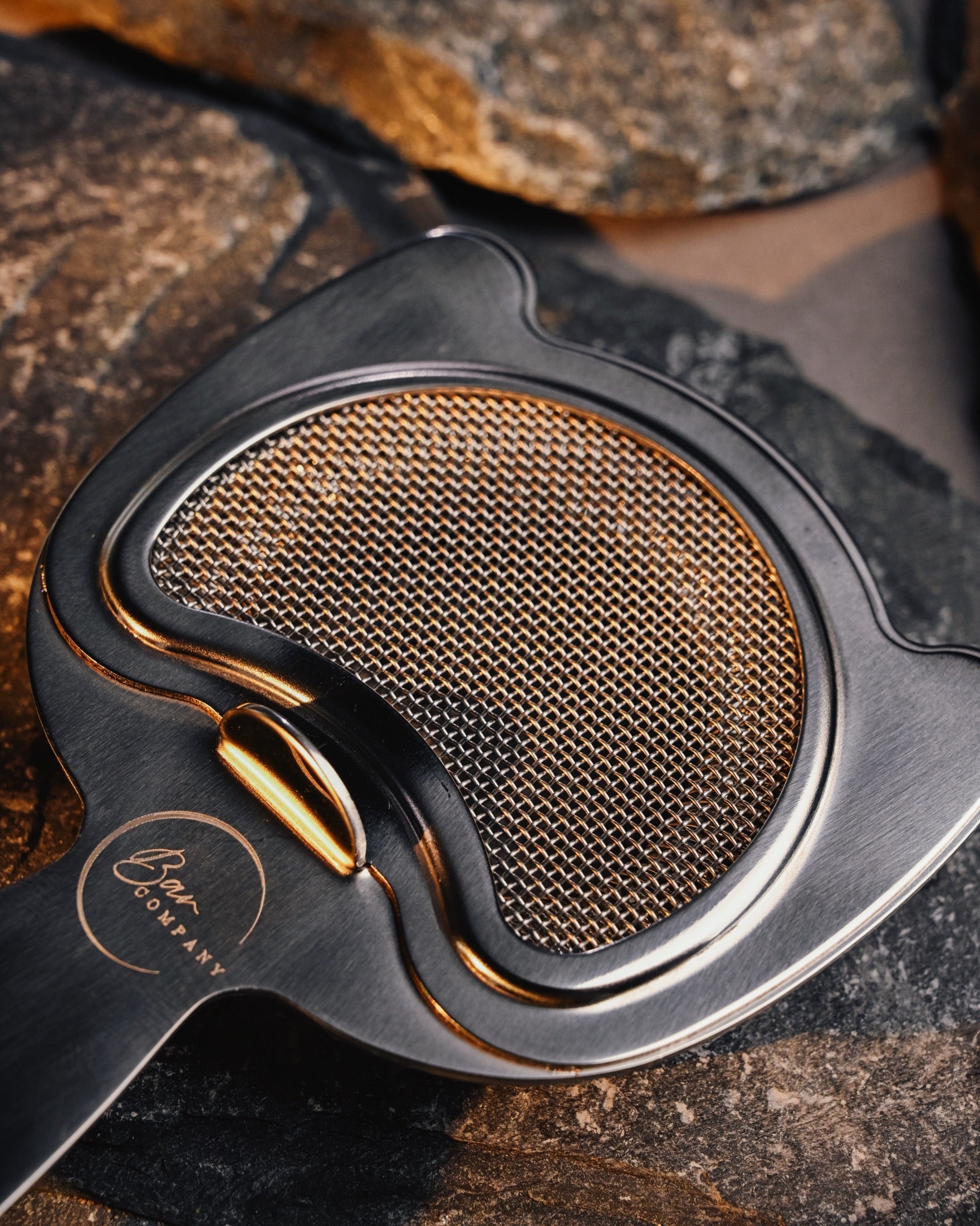 Fine mesh spring bar strainer 2 in 1