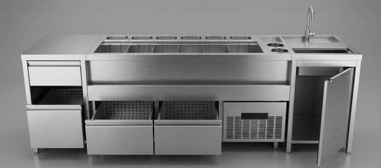Bar station model 12