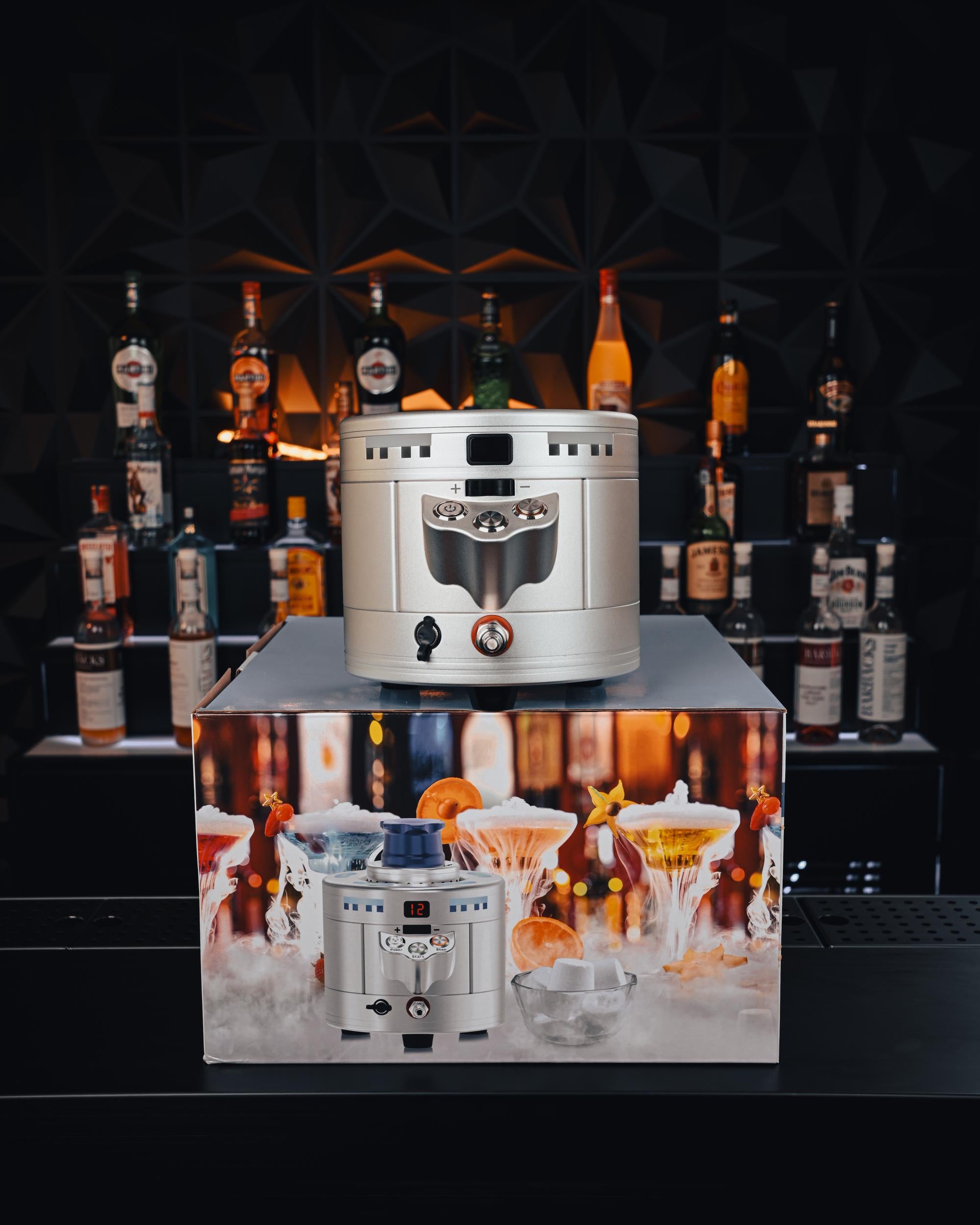 Dry Ice Maker Machine & Fast Glass Chiller