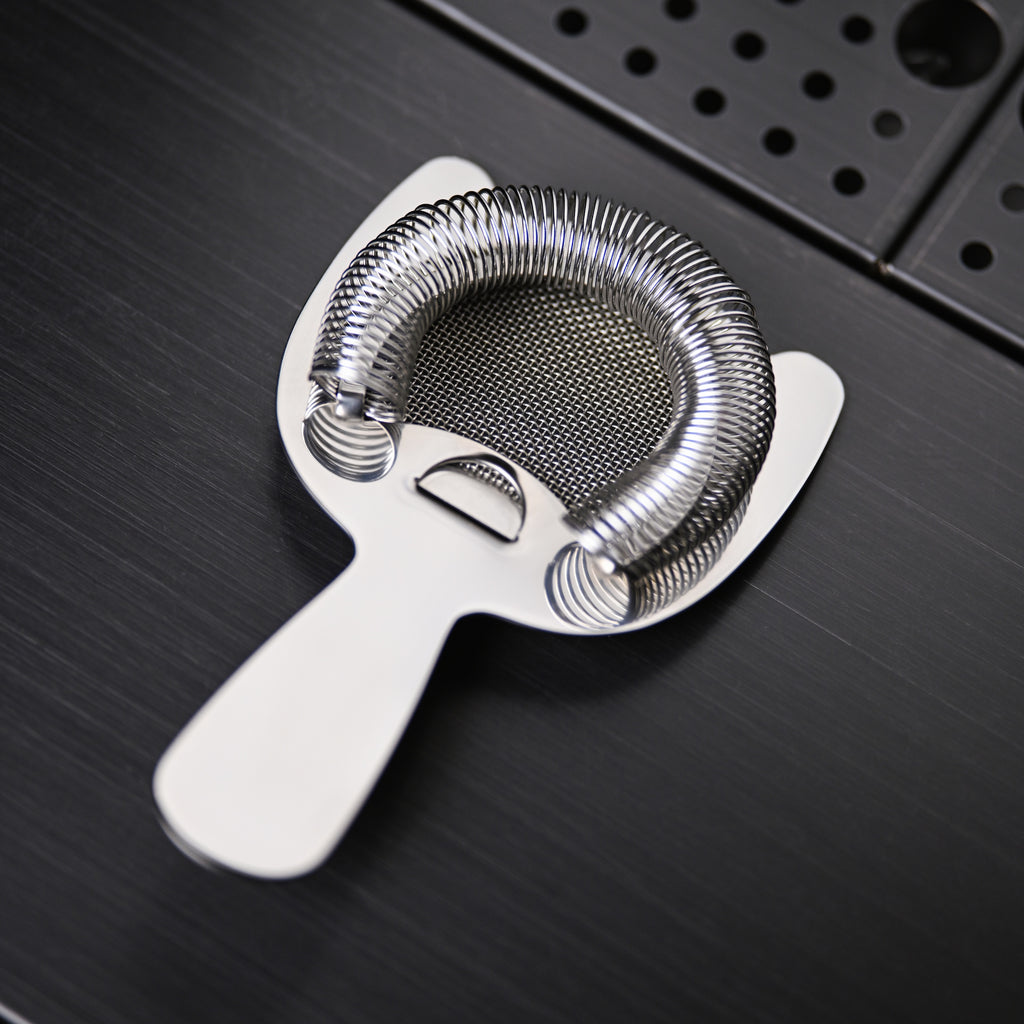 Fine mesh spring bar strainer 2 in 1