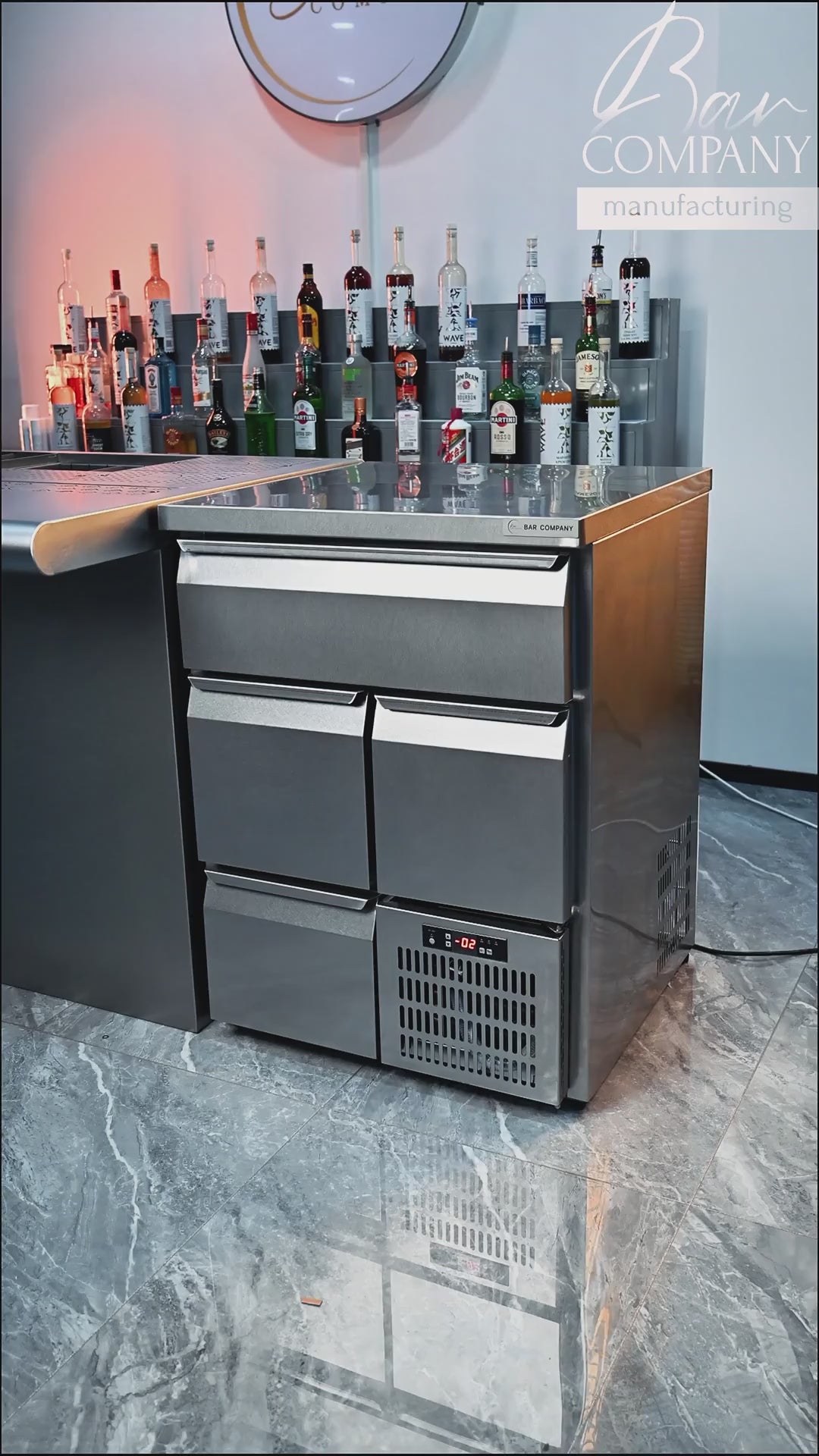 Highcold Undercounter Freezer for Glasses & Ice | Bar company